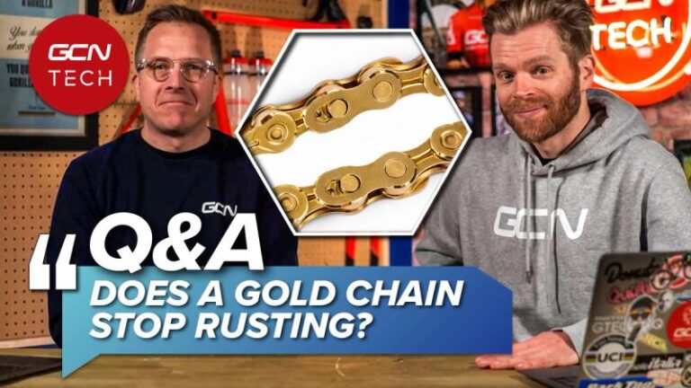 Bike packing maintenance and rusty gold chain – GCN Tech Clinic