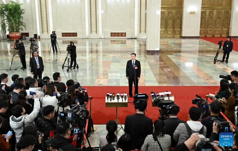 Ministers meeting after the opening of the second session of the 14th National People’s Congress – Xinhua News Agency