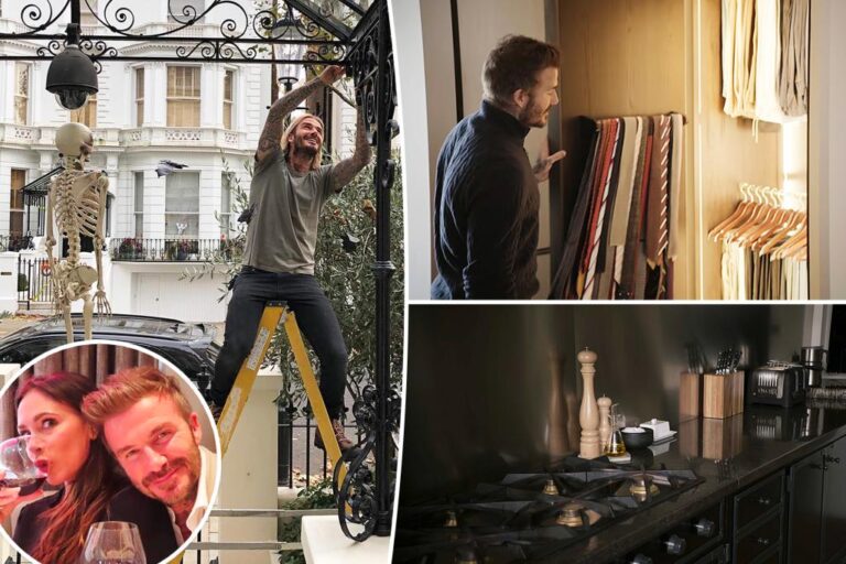 Take a look inside David and Victoria Beckham’s $40 million London townhouse