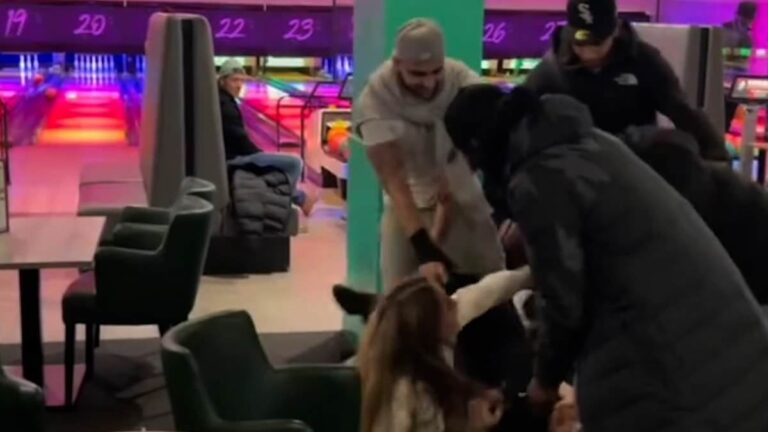 Police launch investigation after brawl sent one young man to hospital and left several others with facial injuries