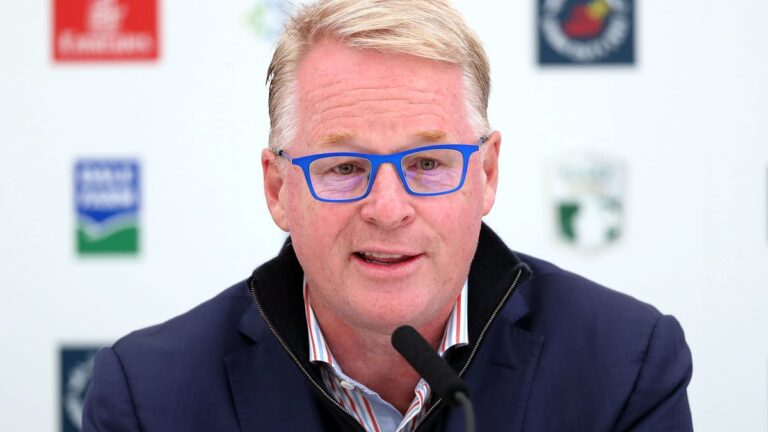 DP World Tour boss Keith Perry insists a deal between the PGA Tour and LIV Golf is not imminent as he is not confident an agreement will be reached before his outgoing boss leaves office next month. ..but insists merger remains ‘inevitable’
