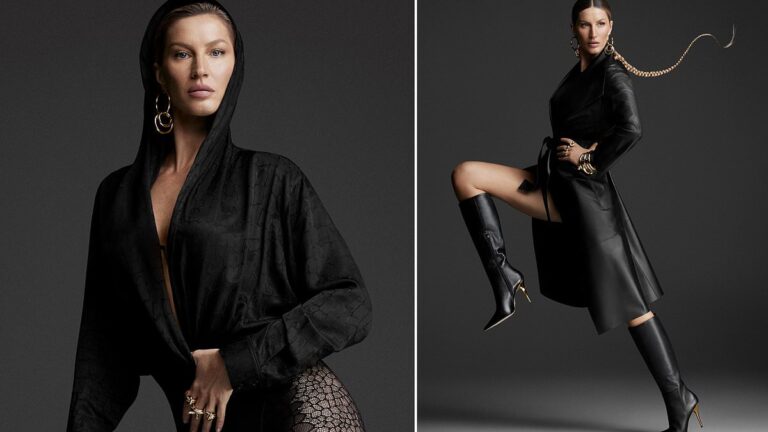 Gisele Bundchen flaunts her natural beauty in Brazilian brand’s high-fashion shoe campaign