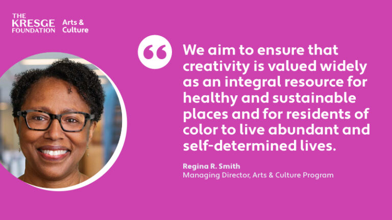 Mr. Smith: Kresge’s arts and culture program has honed its funding focus and reflects its investments.