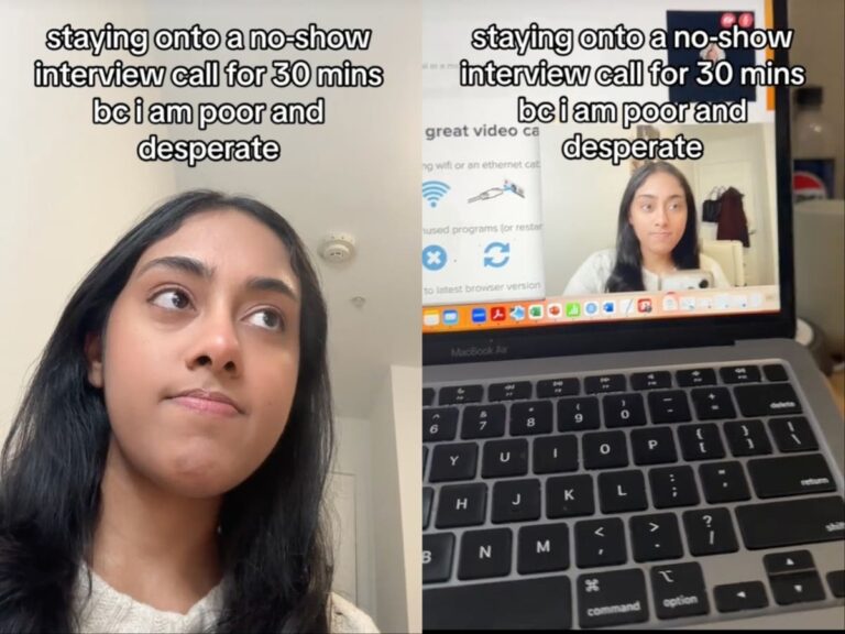 Controversy arises over job seekers staying for interviews even though the hiring manager didn’t show up