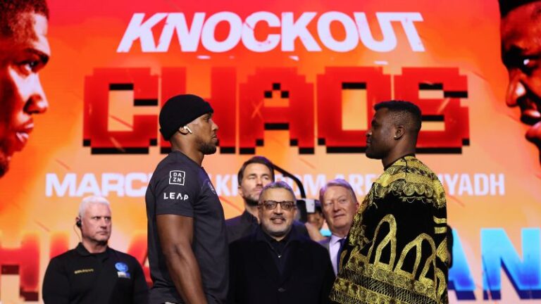 Anthony Joshua vs. Francis Ngannou: Former world champion faces mixed martial arts star, with future title fight possible