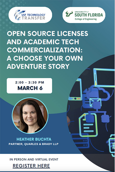 Intellectual Property Lawyers Discuss Open Source Licenses and Commercialization of Academic Technology