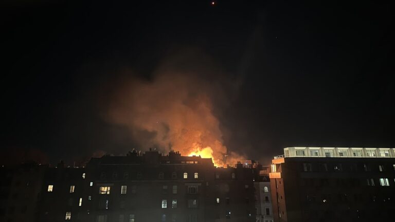 Dozens of firefighters join fire in west London | UK News