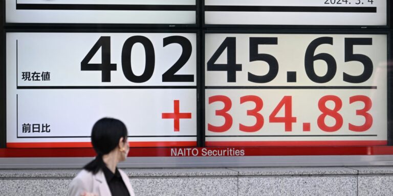 Japan’s benchmark Nikkei Stock Average exceeds 40,000 yen for the first time, rising on the rise of high-tech stocks