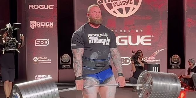 Mountain deadlift achieved 1,006 pounds at Arnold Classic 2024