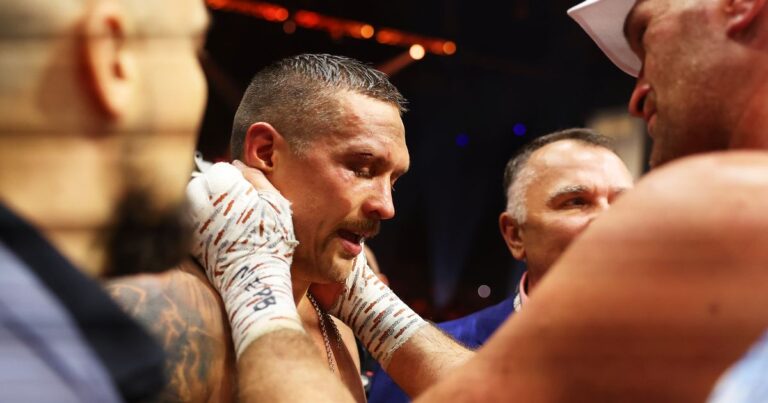Oleksandr Usyk immediately stripped of world title after Tyson Fury clash