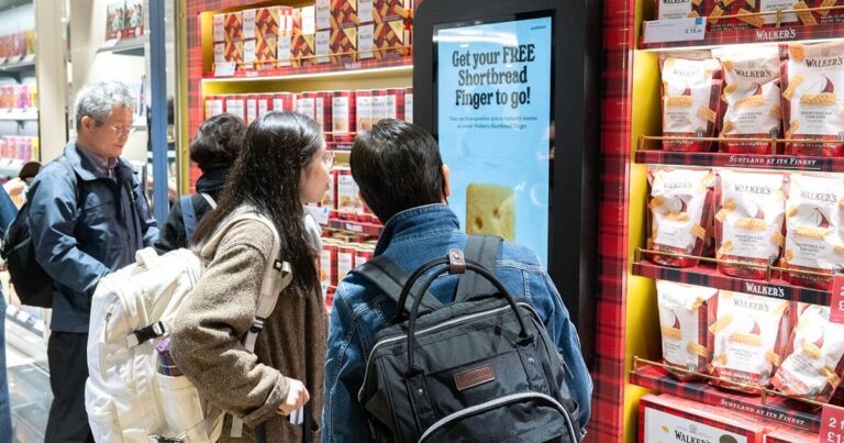 World’s first interactive shortbread vending machine opens at Edinburgh Airport