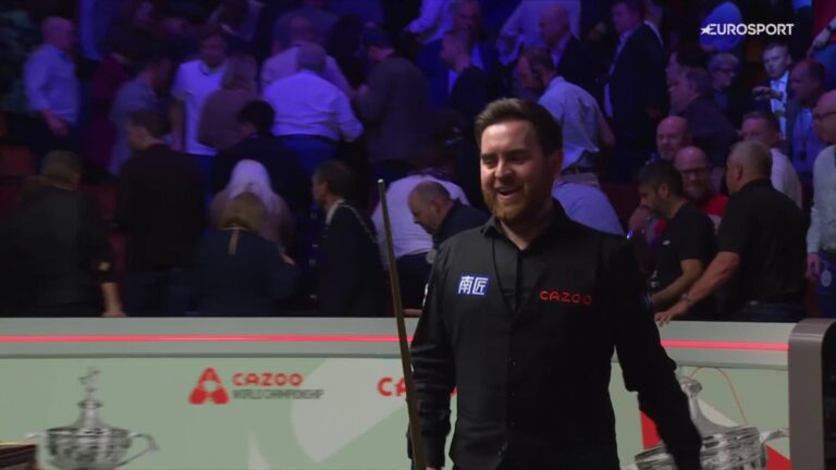 World Snooker Championship: Watch the funny moment Jack Jones forgets it’s the final interval – Snooker Video – Eurosport COM