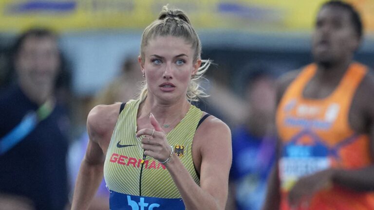 German track and field star Alika Schmidt, dubbed the ‘world’s sexiest athlete’, wins Olympic berth