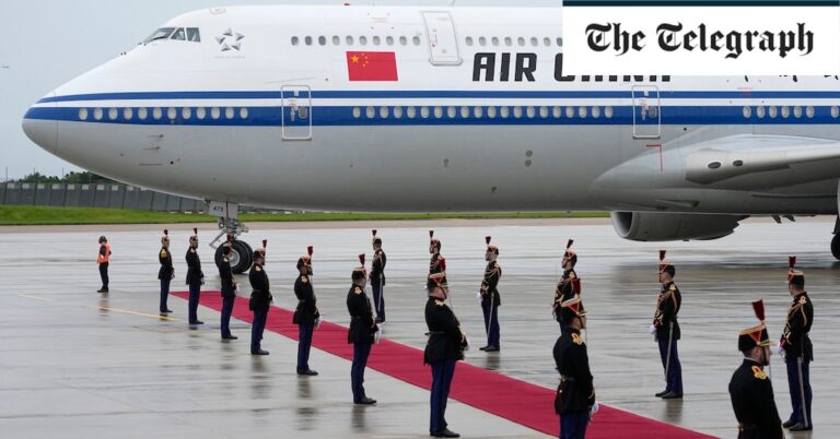 China-France relations should serve as a model for the world, Xi Jinping says upon arrival in Paris