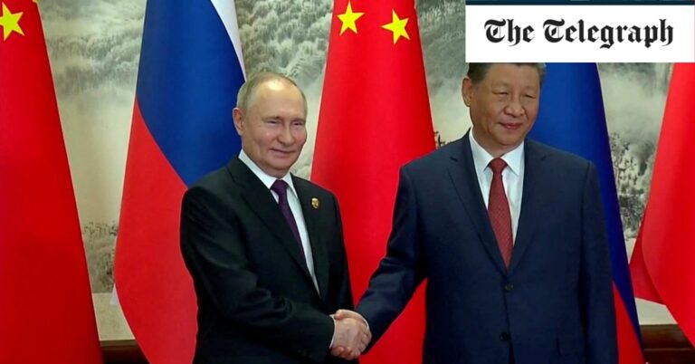 Putin says relations between China and the Kremlin are “stabilizing” for the world during meeting with Xi