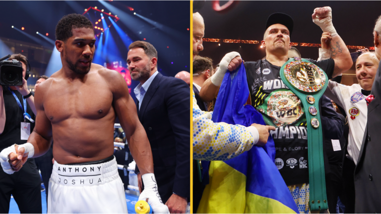 Anthony Joshua’s world title hopes dealt major blow by Usyk’s shock change of tack