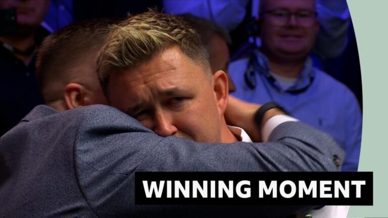 World Snooker Championship: Emotional Kylen wins first world title – BBC