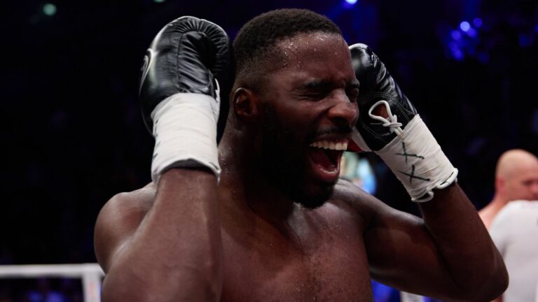 Lawrence Okolie knocks out Lukasz Rozanski in the first round to become WBC Bridgerweight World Champion | Boxing News