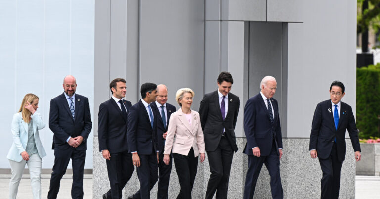 G7 summit in Italy brings hurt Western leaders together to discuss chaotic world
