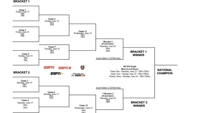 2024 NCAA Baseball Tournament Table: Men’s College World Series Scores, Schedule