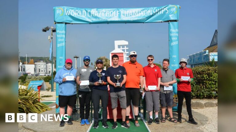 East Sussex: World Crazy Golf Championship returns to Hastings – BBC
