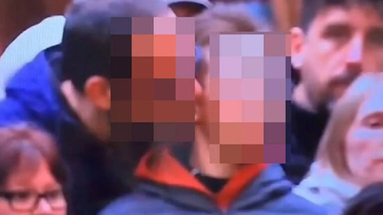 Snooker fan breaks silence after being seen ‘biting boy’s ear’ during World Championship