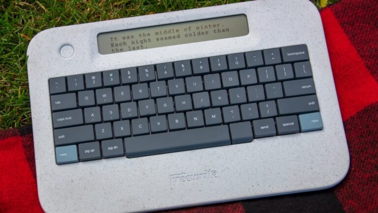 The Freewrite Alpha portable digital typewriter keeps distractions at bay