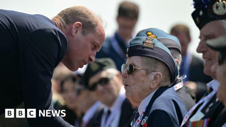 D-Day: King and world leaders attend emotional D-Day event