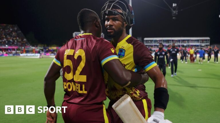 T20 World Cup results: Shay Hope shines as West Indies dominate USA