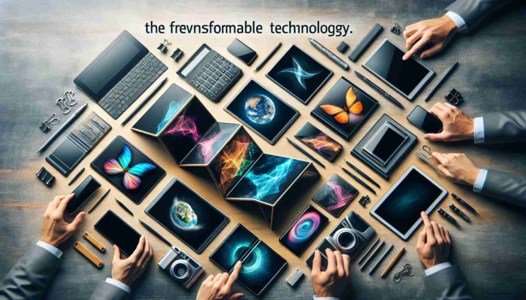 A new generation of foldable gadgets is set to revolutionize the global tech market