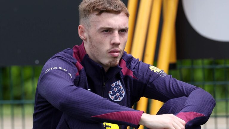 “I went to watch England in the World Cup when I was 12, but they were eliminated before I got there,” says Cole Palmer.