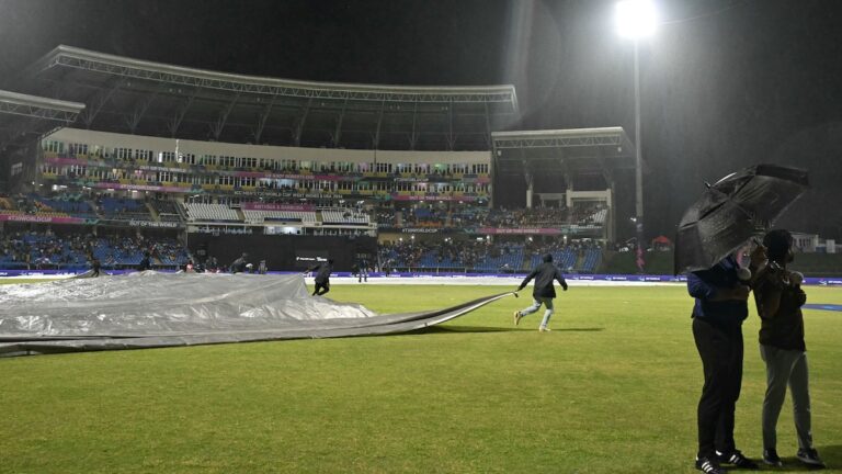 Afghanistan vs Bangladesh Live, T20 World Cup 2024: Rain stops match again, equations for all teams explained