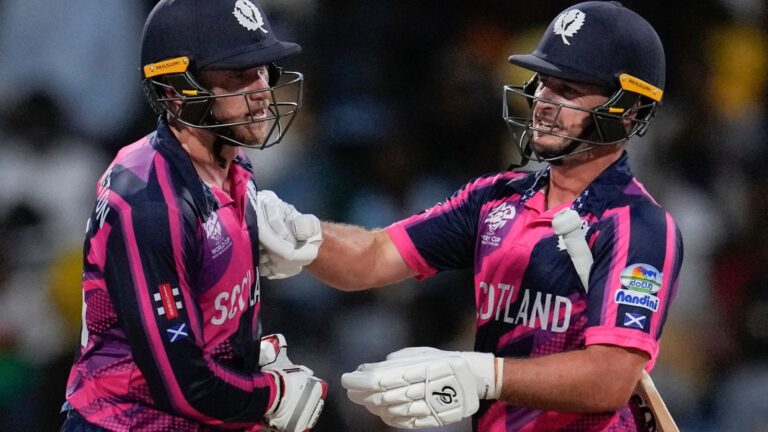 T20 World Cup: Scotland beats Namibia by five wickets to move towards Super 8 qualification | Cricket News