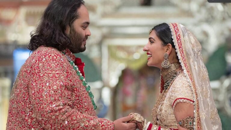 Welcome to the world’s most lavish wedding! Indian billionaire heir Anant Ambani and Radhika Merchant (finally) tie the knot at star-studded £250m ceremony in Mumbai attended by Kim Kardashian, John Cena, Nick Jonas and Tony Blair