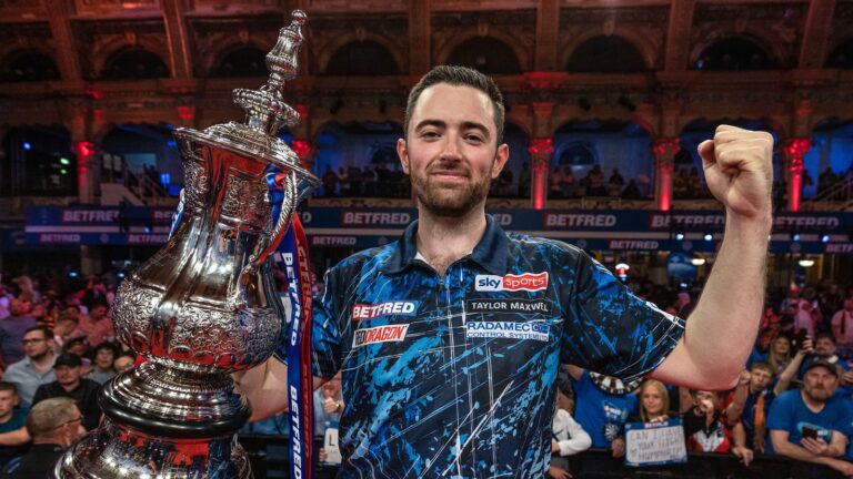 World Matchplay Darts: Luke Humphries beats Michael van Gerwen to win in Blackpool and join the ranks of darts greats | Darts News