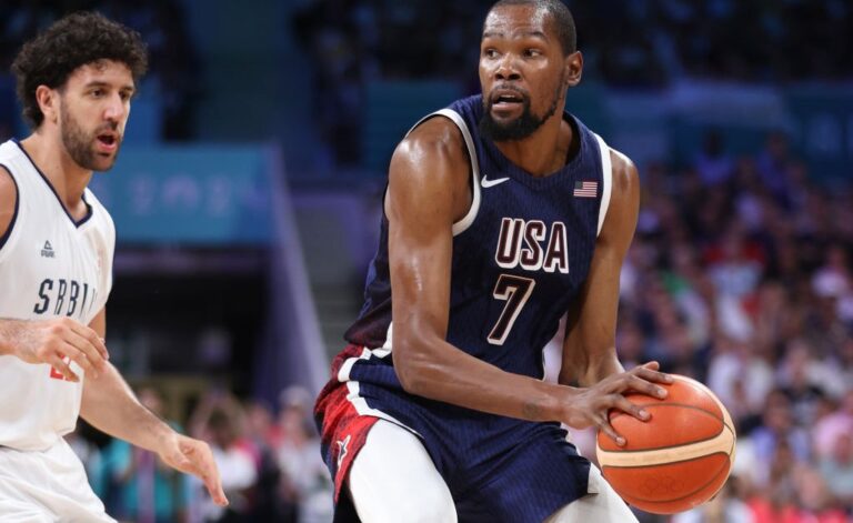 Kevin Durant leads USA to victory over Serbia at Paris Olympics
